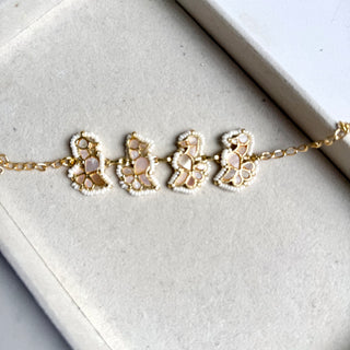 Mother Of Pearl Bracelet  Set