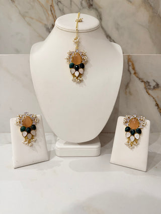 Peach Tika Set