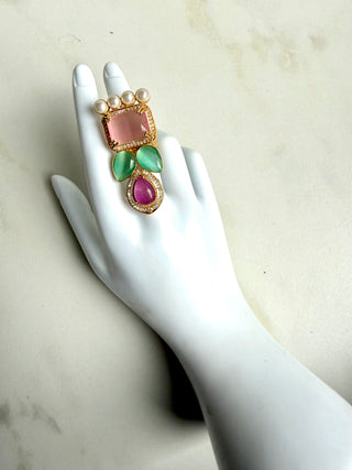 Pink Quartz Ring