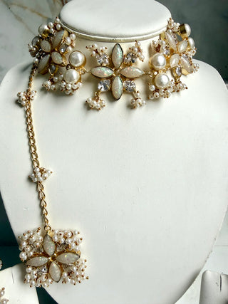Oyster Sparkle Flower Set