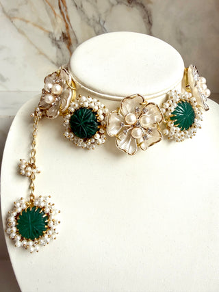 Green Flower Set