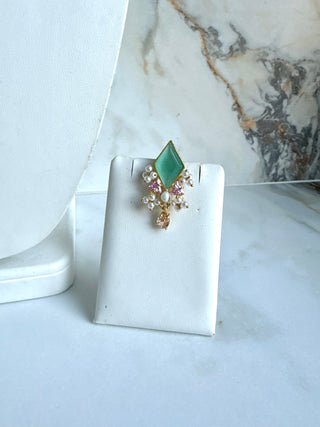 Ameera Amazonite Rhombus Choker Set