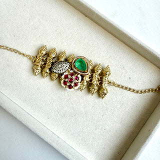 Heeraa Green Bracelet