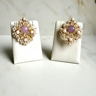 Zara Verde Cluster Earrings