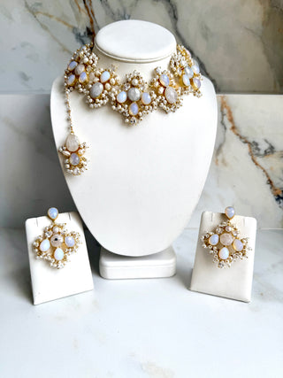 Opalite Crystal Choker Set