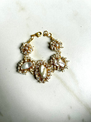 Pearl & Crystal Bracelet