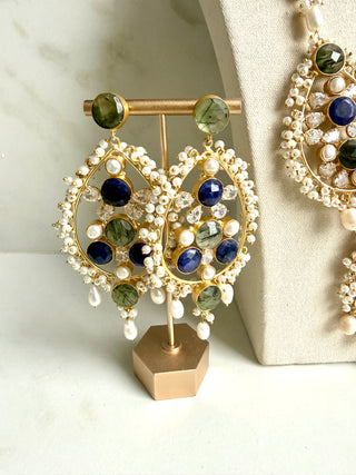 Gulbhaar Navy Mala Set