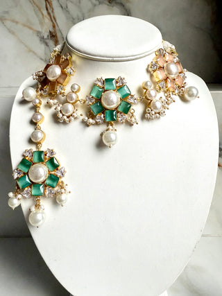 Pastel Royale Pearl Choker Set