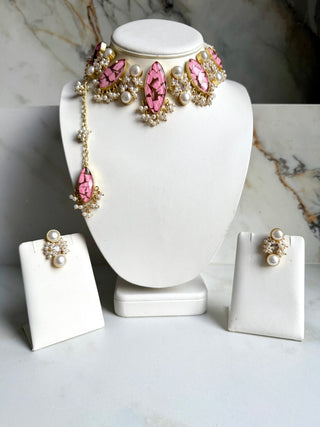 Noor Mahrani Pink Set