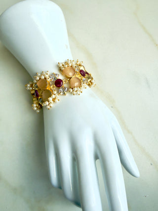 Mustard & Ruby Bracelet