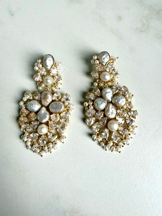 Noor Bloom Luxury Statement Earrings