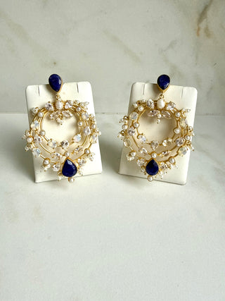 Neelam Statement Chandelier Earrings