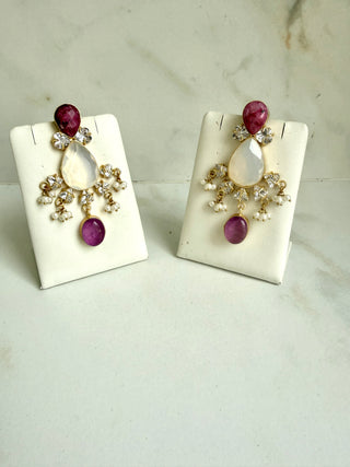 Classic Opalite  Earrings