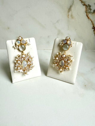 Baig Crystal Cluster Earrings