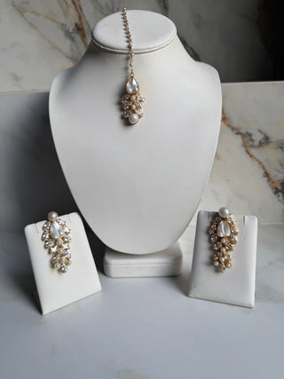 Lilac Crystal Tika Set