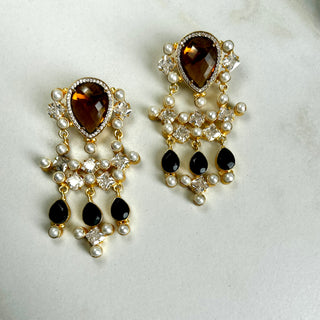Bronze Drop Earrings