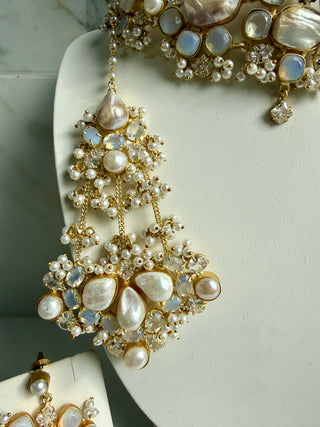 Selenite Bridal Set