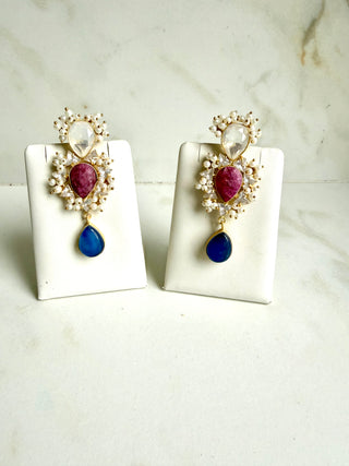 Ruby Drop Earrings