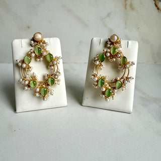 Syma Amzonite Earrings