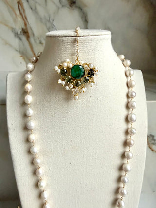 Ali Emerald Mala Set