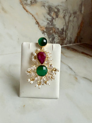 Sumiya Luxury Ruby & Emerald Set