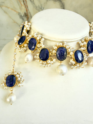 Aurelia Lapis Pearl Set