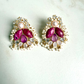 Ruby Earrings Faulty See Description