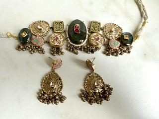 Heera Regal Luxury Green Set