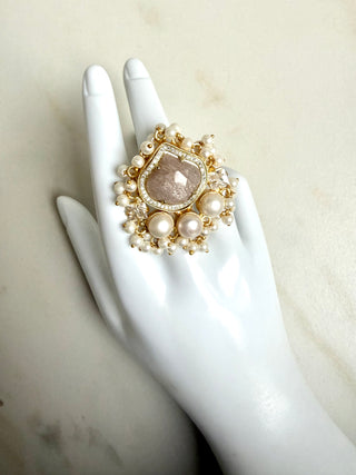 Mocha Pearl Ring