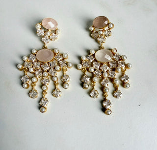 Quartz Crystal Earrings