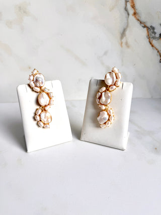 Aurelia Pearl Cascade Earrings