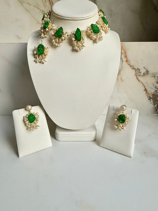 Green Druzy Full Set