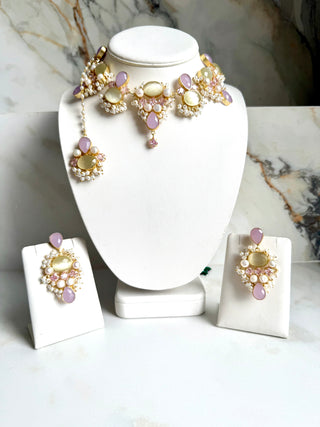 Sajal Luxury Lilac Set