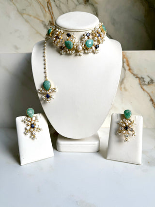 Celeste Amazonite Crystal Set