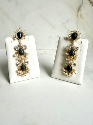 Chandrika Labradorite Earrings