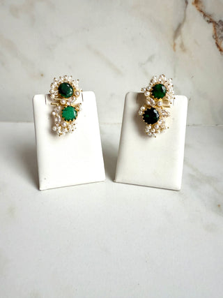 Linzi Emerald Green Crystal Earrings