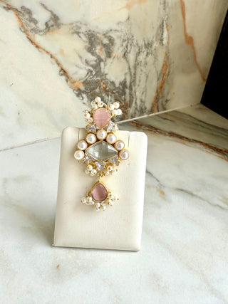 Soft Pink Druzy Set
