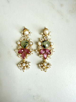 Zariya Prehnite Earrings