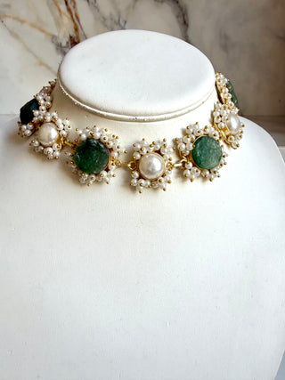 Sea Green Druzy Set