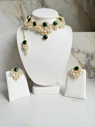 Tara Emerald Green Set