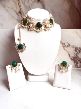 Green Crystal Set