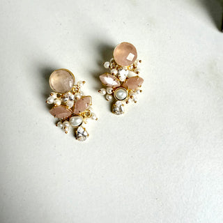 Quartz Statement Studs
