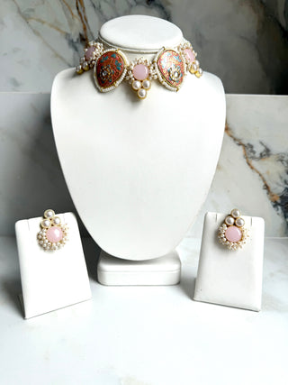 Pink Necklace Set