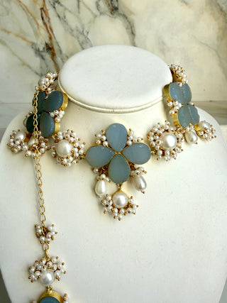 Blue  Pearl Set