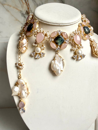 Chand Quartz Choker Set