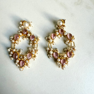 Syma Pink Earrings