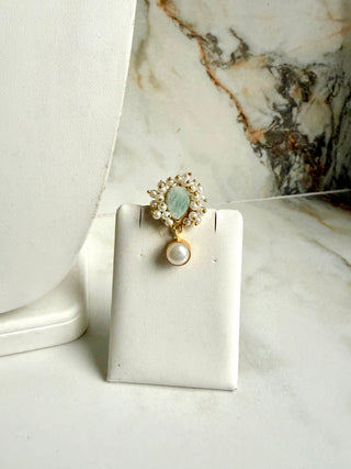 Druzy and Pearl Set