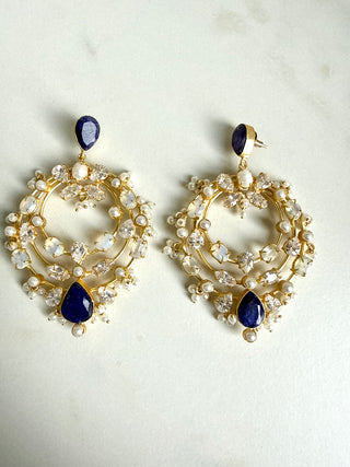 Neelam Statement Chandelier Earrings