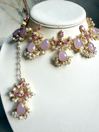 Lilac Crystal Set