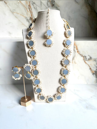 Druzy Blue Mala Set
